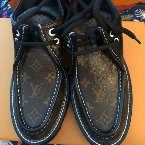 Louis Vuitton a monogram brogues - Picture 1 of 9